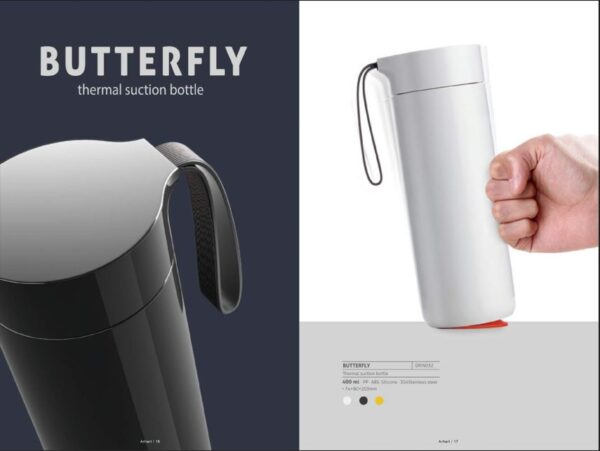 Butterfly Thermal Suction Bottle