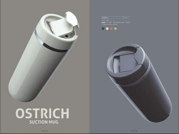 Ostrich Suction Mug