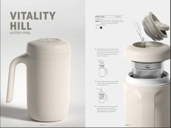 Vitality Hill Suction Mug