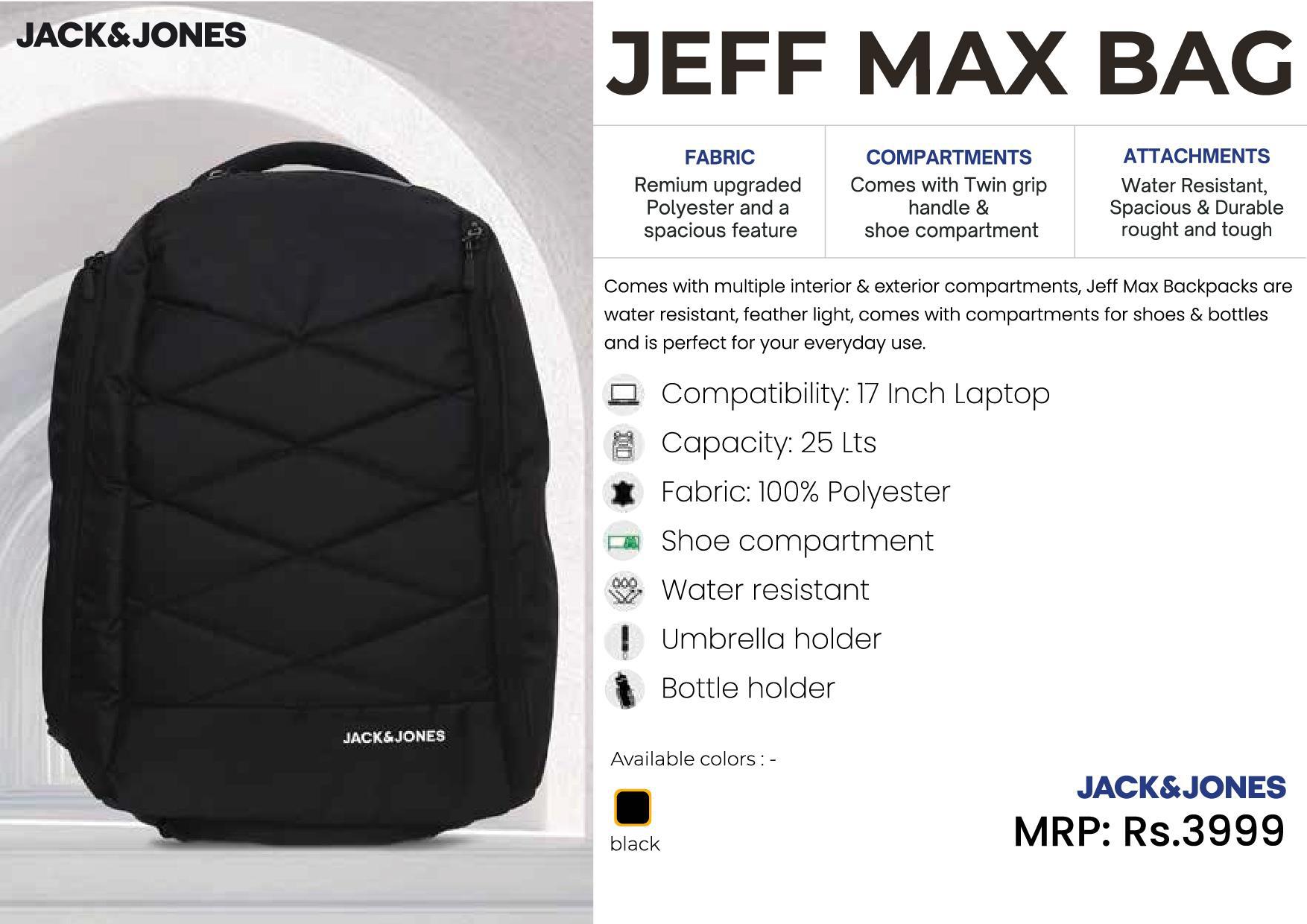 JEFF MAX BAG