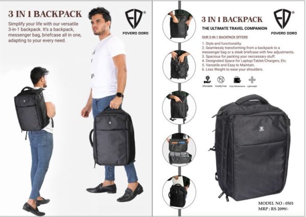 3IN ONE BACKPACK