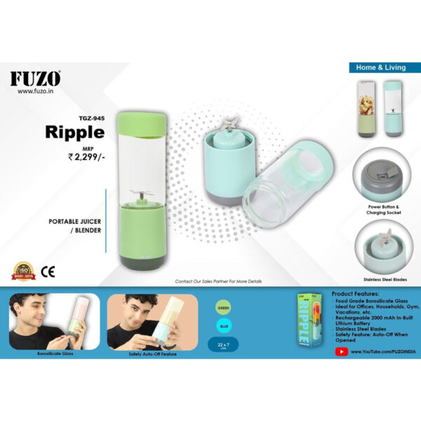 Fuzo- Ripple Portable Juiser & Blender