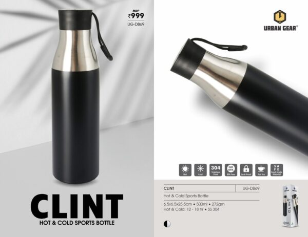 Clint Hot and Cold Sports Bottle