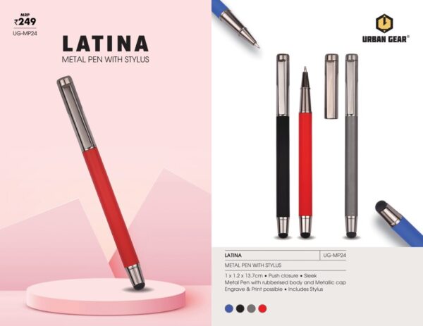 LATINA Metal Pen With Stylus