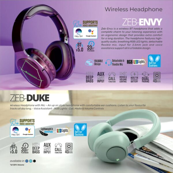Zebronics ZEB Envy & ZEB DUKE