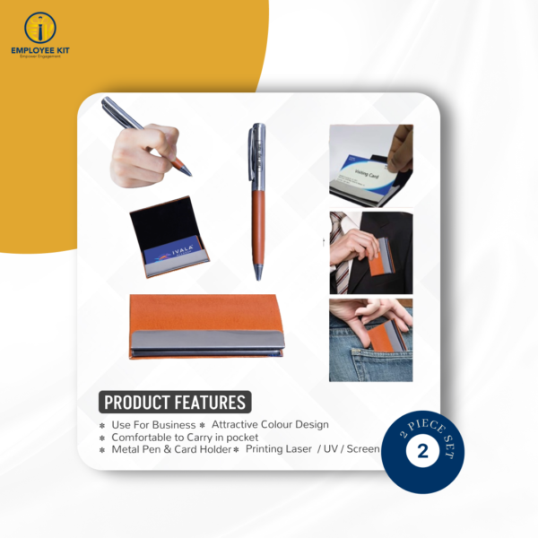 2 Piece Gift Set ( Card Holder + Pen) R234 - Image 2