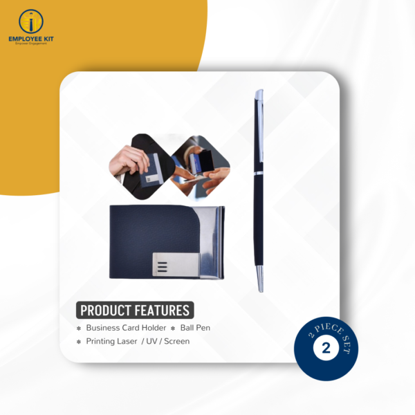 2 Piece Gift Set ( Card Holder + Pen ) S567 - Image 2