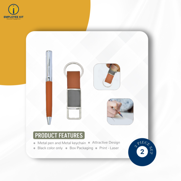 2 Piece Gift Set ( Pen + Keychain ) J890