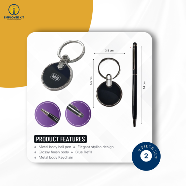 2 Piece Gift Set ( Pen + Keychain ) M789