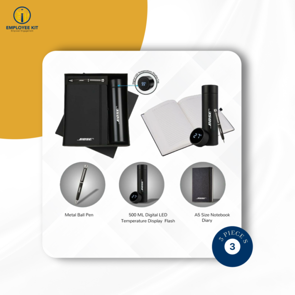 3 Piece Gift Set( Water Bottle + Diary + Pen ) FR13