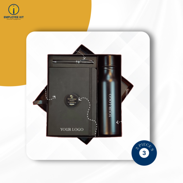 3 Piece Gift Set( Water Bottle + Diary + Pen ) FR08