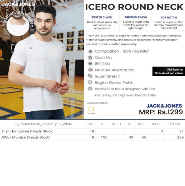Jack&Jones- Icero Round Neck T-Shirt