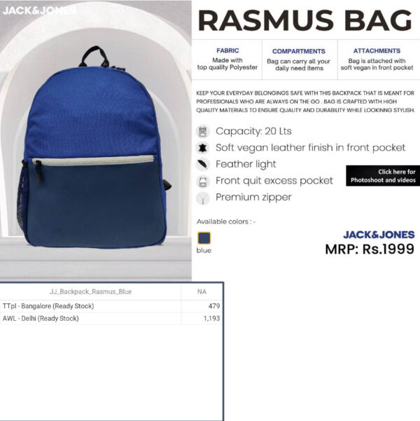 Jack&Jones- Rasmus Bag