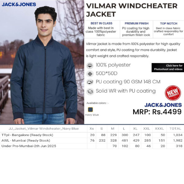 Jack&Jones -  Vilmar Windcheater Jacket