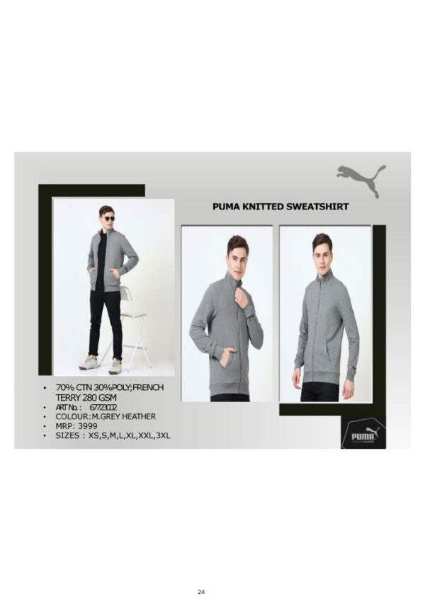 PUMA-Knitted Sweatshirt
