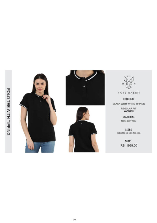 Rare Rabbit- Polo Tee With Tipping T-Shirt