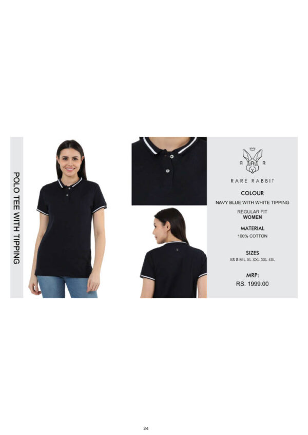 Rare Rabbit- Polo Tee With Tipping T-Shirt