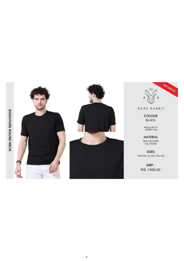 Rare Rabbit-Round Neck T-Shirt