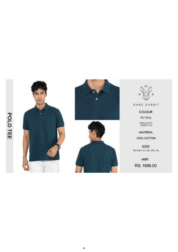 Rare Rabbit- Polo Tee With Tipping T-Shirt