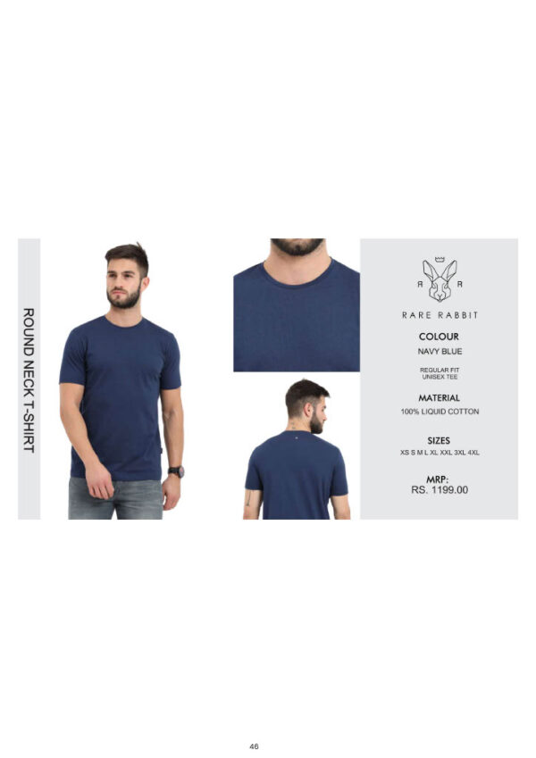 Rare Rabbit- Round Neck T-Shirt