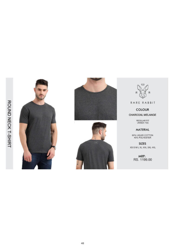 Rare Rabbit- Round Neck T-Shirt
