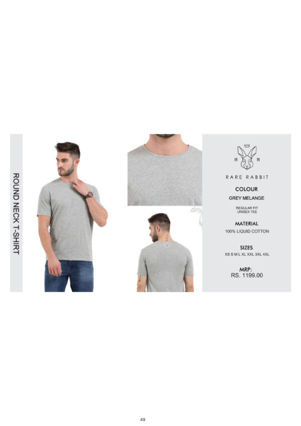 Rare Rabbit- Round Neck T-Shirt
