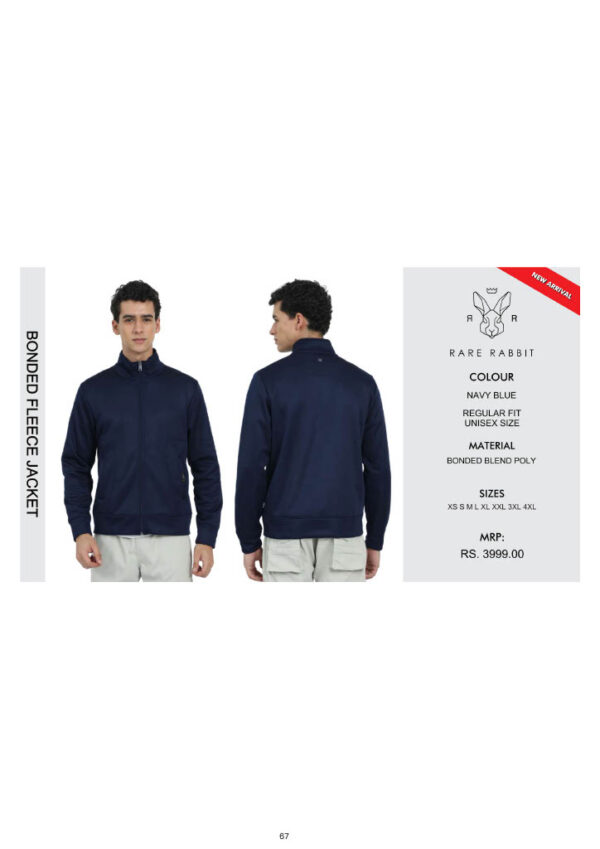 Rare Rabbit- Bonded Fleece Jacket