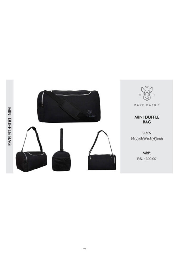 Rare Rabbit-Mini Duffle Bag