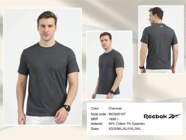 Rebook-Round Neck T-shirt