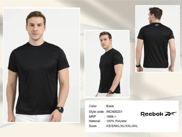 Rebook-Round Neck T-shirt