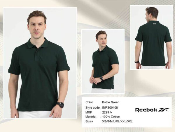 Rebook-Polo Cotton T-shirt
