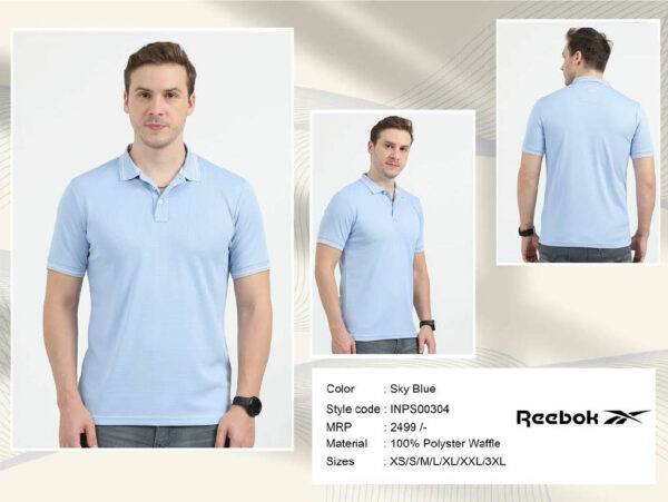 Rebook-Polyster Waffle T-shirt