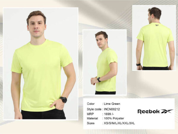 Rebook-Round Neck T-shirt