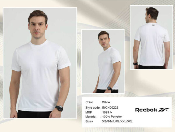 Rebook-Round Neck T-shirt
