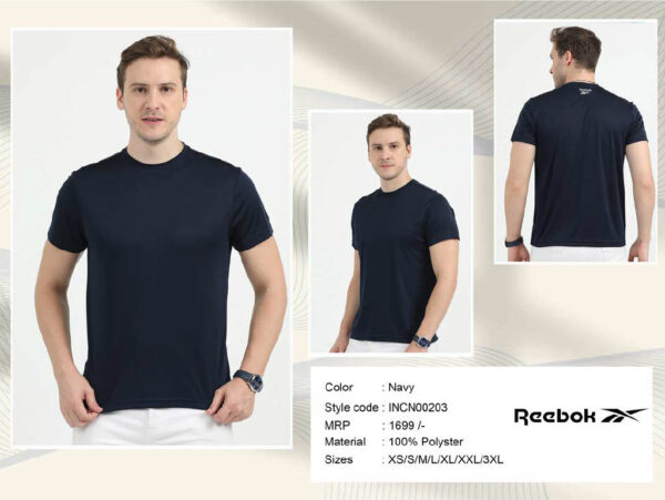 Rebook-Round Neck T-shirt
