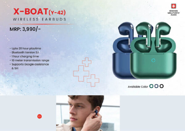 Swiss Military -Wireless Earbuds
