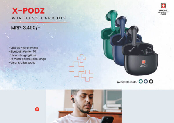 Swiss Military -Wireless Earbuds