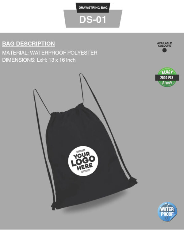 Adamson -Draw String Bag