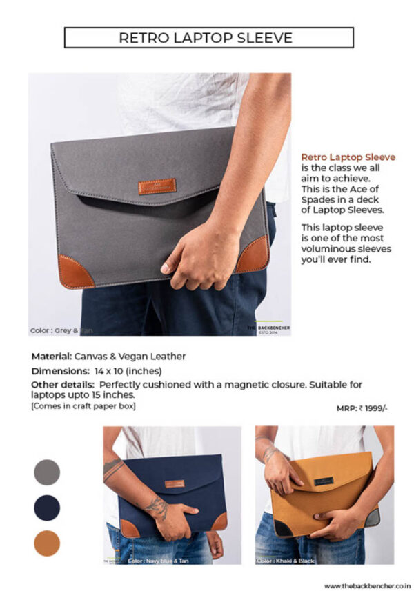 The BackBencher- Laptop Sleeve