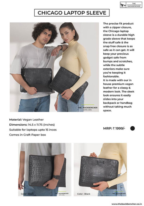 The BackBencher- Laptop Sleeve