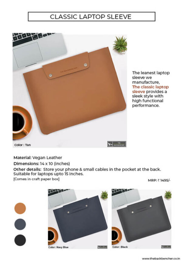 The BackBencher- Laptop Sleeve