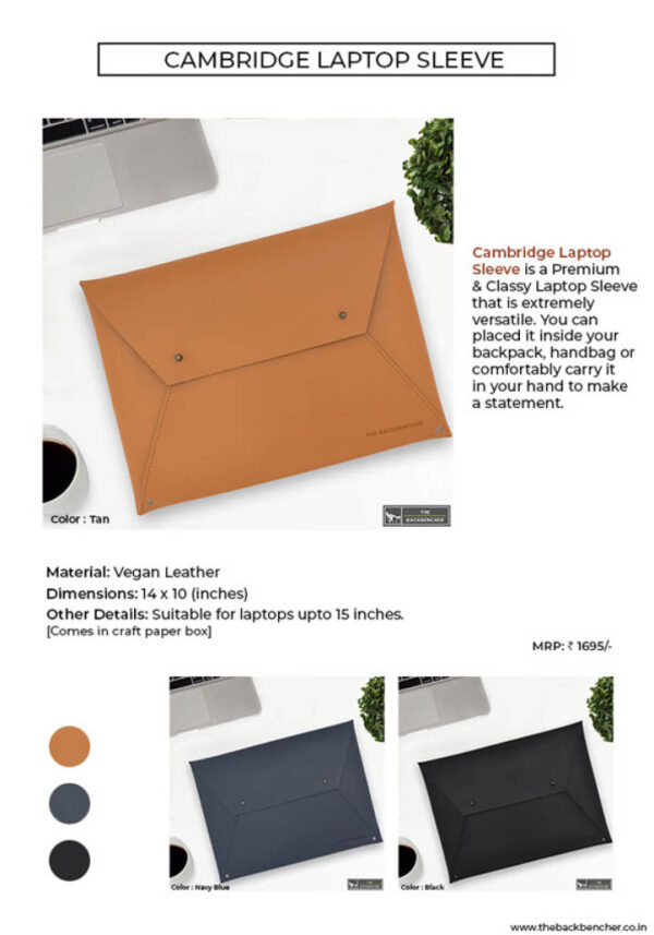 The BackBencher- Laptop Sleeve