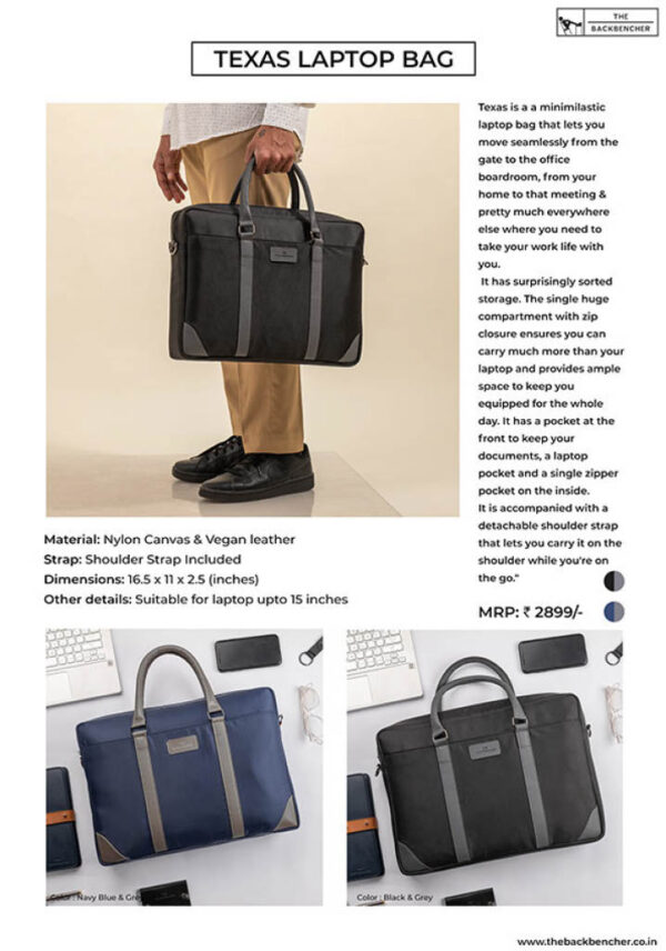 The BackBencher-Laptop Bag