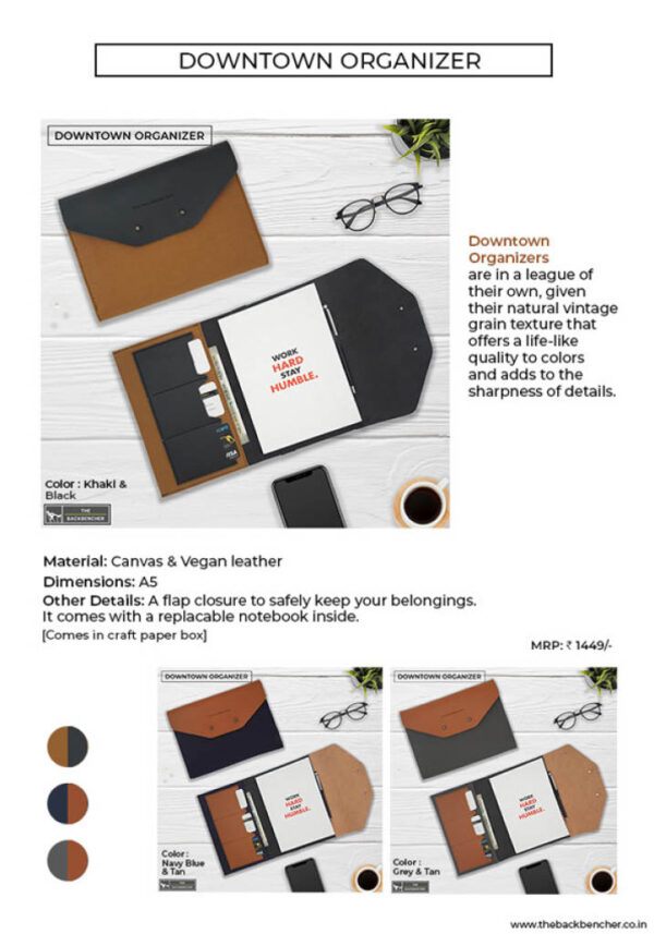 The BackBencher-Desk Organizer